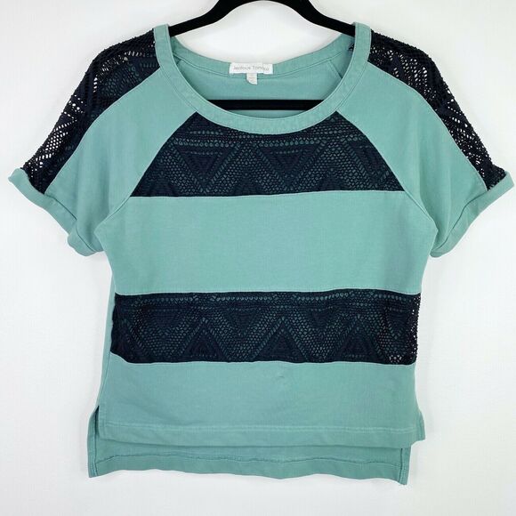 Jealous Tomato Mesh Panel Sweatshirt Top Size Small S Womens - Picture 1 of 7